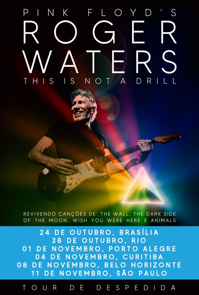 Roger Waters confirma shows no Brasil com turnê de despedida