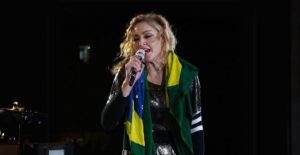 Madonna no Rio de Janeiro.